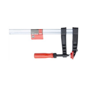 Ścisk stolarski 300X120mm z drewnianą rękojeścią oraz nakładkami z tworzywa  Modeco  MN 37-243