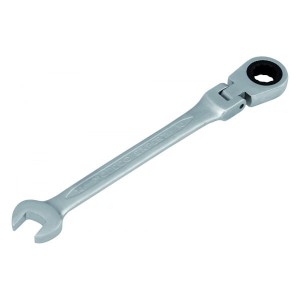 Klucz płasko-oczkowy z grzechotką i przegubem 13mm Modeco MN-59-713