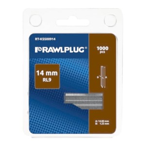 Zszywka (szpilki) RL9 / 14mm blister 1000szt. Rawlplug RT-KSS00914