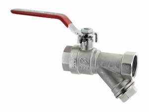 ZAWÓR KULOWY Z FILTREM 1/2"