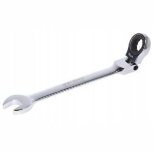 KLUCZ PŁASKO OCZKOWY Z GRZECHOTKĄ I PRZEGUBEM 72T CRV 6MM 3-01-25-WK-321 PRO