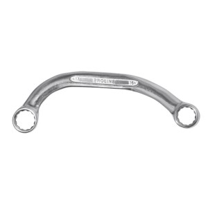 KLUCZ OCZKOWY WYGIĘTY TYPU "C" 17x19 MM, CRV PROLINE
