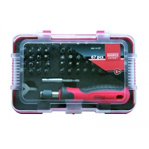 Zestaw narzędzi wkrętakowych 67szt. Modeco MN-14-207