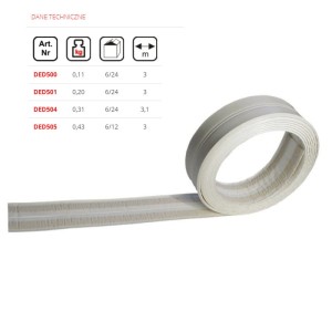 SAMOPRZYLEPNA TAŚMA WANNOWA 36MMX3,1M DEDRA-504