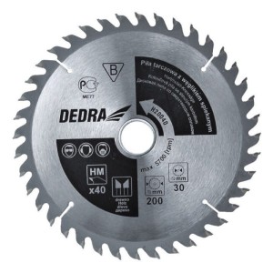 Piła tarczowa do drewna 170X16 24z DED-H17024E Dedra