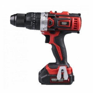 Wiertarko-wkrętarka z udarem 18V 40Nm 2 akumulatory 2,0Ah walizka MODECO MN-91-138 SYSTEM 18V