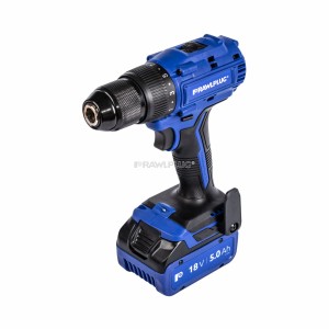 Wiertarko-Wkrętarka 18V 70NM 2x Akumulator 5,0AH Szybka Ładowarka6,5A RAWLCASE Rawlplug R-PDD18-70-XL2
