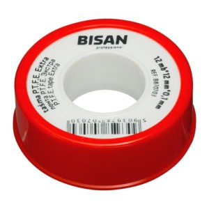 TAŚMA P.T.F.E. EXTRA WODA 0,10MM/12MM/12MB (ROLKA CZERWONA) B870703