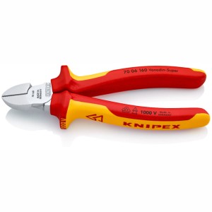 Szczypce  boczne 160mm tnące VDE 1000V Knipex 70 06 160