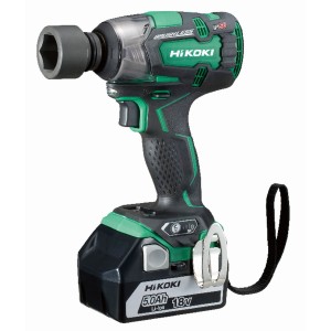 WR18DBDL2 WPZ  KLUCZ UDAROWY AKU. 18V, 2 x AKU BSL1850 5,0Ah Li-ion UCHWYT 1/2" 305Nm BRUSHLESS MOTOR HiKOKI