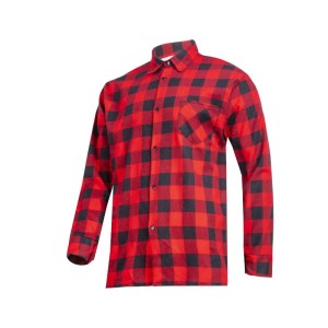 KOSZULA FLANELOWA ROBOCZA CZERWONA W KRATĘ ROZMIAR-M (40-41) LAHTI PRO L4180906