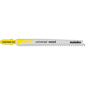 Brzeszczot do Wyrzynarki „UNIVERSAL WOOD” 91 MM/PROGR. (op.5szt)  Metabo 623675000