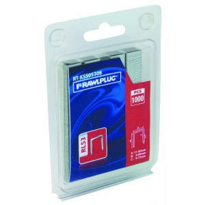 Zszywka LR53 10mm blister 1000szt. Rawlplug RT-KSS05310