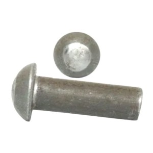 NIT STALOWY 8X35 mm ŁEB KULISTY GRZYBKOWY