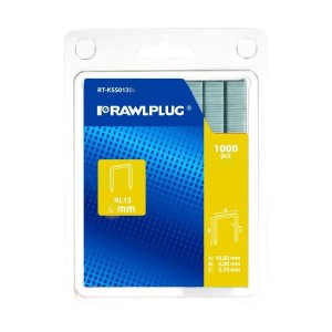 Zszywka RL13/8mm blister 1000szt. Rawlplug RT-KSS01308