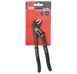 Szczypce nastawne ze stali CR-V z antypoślizgową rękojeścią 180mm Modeco MN-20-607