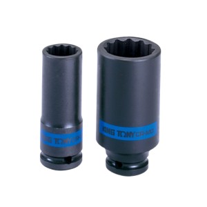 NASADKA DŁUGA UDAROWA 1/2" 19MM X 80MM, 12-KĄT KingTony 443019M