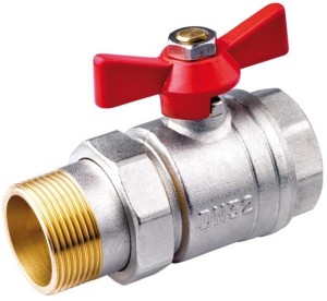 ZAWÓR KULOWY FI.20 WODA Z ŚRUBUNKIEM  ART.2424-20.D