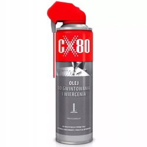 Olej do gwintowania i wiercenia 500ml Duospray - Do skrawania metali żelaznych i nieżelaznych CX-80