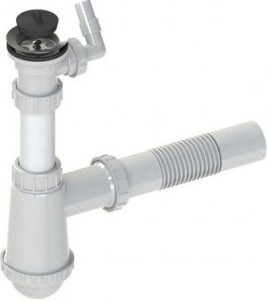 SYFON ZLEW 1-KOMOROWY FI 50 Z PODŁ. AGD SFZ061 5908311233276