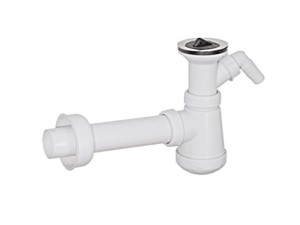 SYFON ZLEWOZMYWAKOWY 1-KOMOROWY 11/2X40 CRUDO  CR-Z-S-B-1KZX40