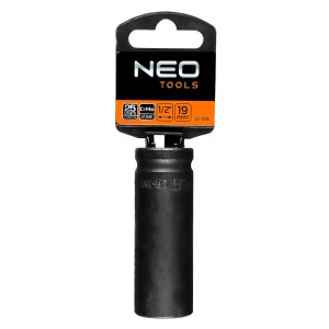 Nasadka udarowa 1/2" długa, 19 x 78mm CrMo NEO 12-319