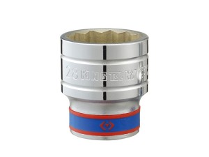 NASADKA KRÓTKA 1/2" 23mm x 40mm 12-kąt. Cr-v  KingTony 433023MR