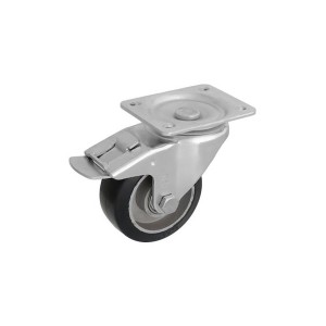 KOŁO SKRĘTNE ALGE 125MM HAMULEC