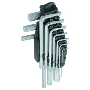 Klucze imbusowe 10szt. stali CR-V  1,5-10mm  MN-54-102 Modeco