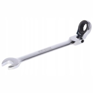 KLUCZ PŁASKO OCZKOWY Z GRZECHOTKĄ I PRZEGUBEM 72T CRV 12MM 3-01-25-WK-324