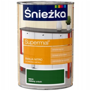 Emalia Nitro Zielona 1L Połysk Śnieżka Supermal N510