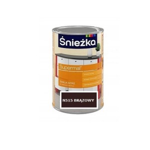 Emalia Nitro Brązowa 0,8L / 1L Połysk Śnieżka Supermal N515