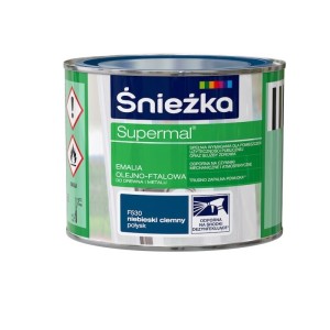 Emalia Olejno-Ftalowa Supermal niebieski ciemny 0,2L Połysk Śnieżka F530