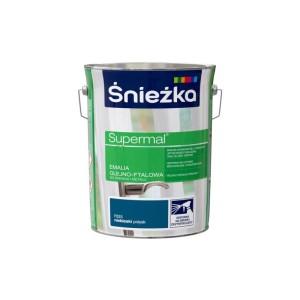 Emalia Olejno-Ftalowa Supermal niebieski ciemny 10L Połysk Śnieżka F530