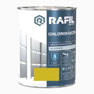 Farba Chlorokauczuk ŻółtY Drogowy 0,75L RAFIL RAL1023
