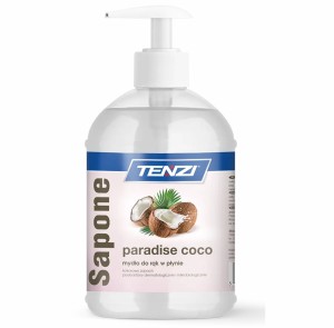 Gotowe do użycia mydło w płynie do rąk i ciała 500ml SAPONE PARADISE COCO Tenzi