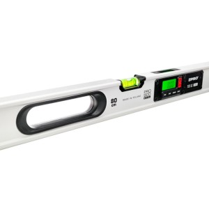 POZIOMNICA ELEKTRONICZNA IP65 Z MAGNESAMI, PRO900 DIGITAL M 80CM BIAŁA (Z POKROWCEM) 3-0105-E4-080