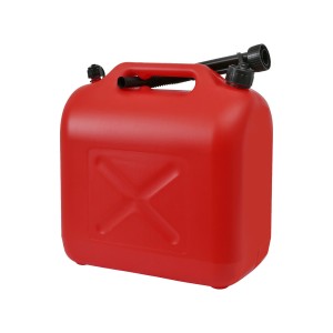 Kanister plastikowy do paliwa czerwony  + lejek 20L 900GR
