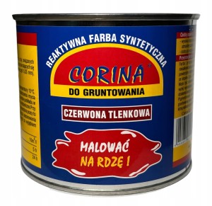 CORINA PODKŁAD ANTYKOROZYJNY CZERWONY 0,5L
