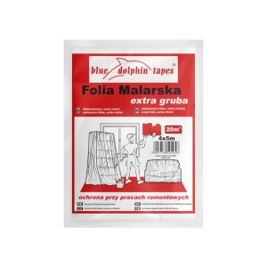 Folia malarska Blue Dolphin 4mx5 m Extra Gruba 890g