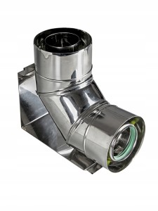 KOLANO DWUŚCIENNE 80/125/90 Z PODSTAWĄ TURBO