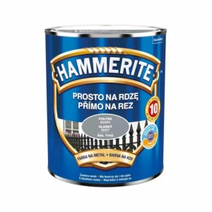 FARBA NA RDZĘ SZARY POŁYSK 0,7L HAMMERITE