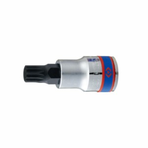 NASADKA KRÓTKA 1/2" Z KOŃCÓWKĄ SPLINE M12 X 60 MM KingTony 402612
